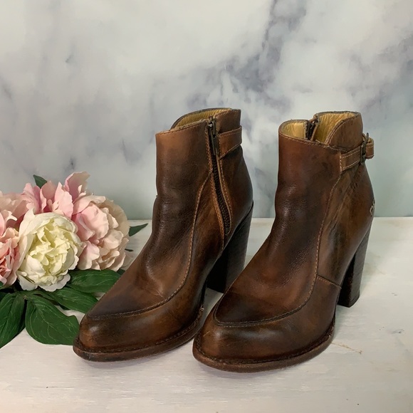 Bed Stu Isla Brown Leather Ankle Boogie Size 6 - Picture 3 of 11